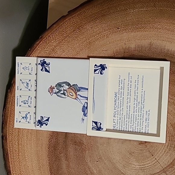 NWT Vintage KLM Delft business class tile collection - Picture 6 of 10